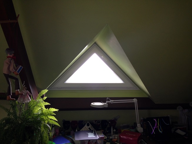 Fenêtre triangulaire (Houteau) PVC