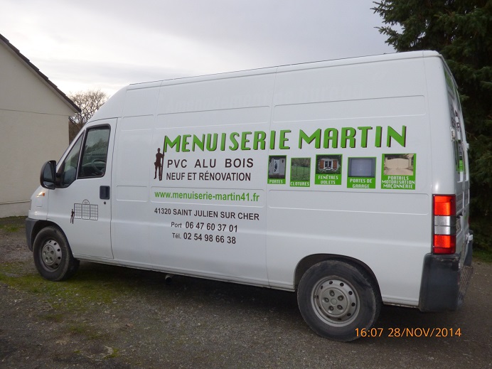 Publicité camion côté gauche